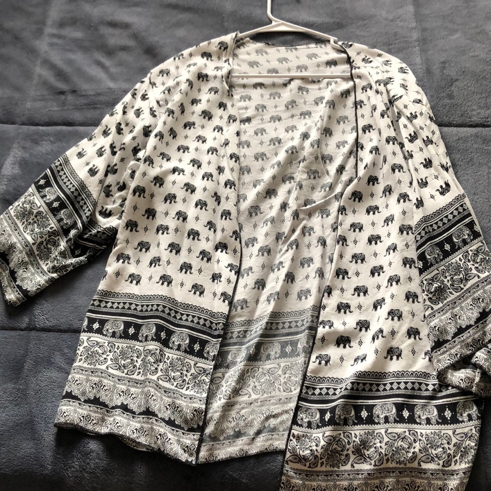 Elephant print coverup